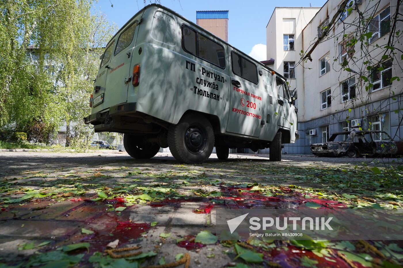 Russia DPR Shelling