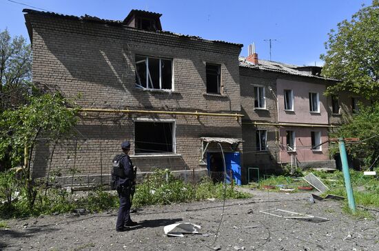 Russia LPR Shelling