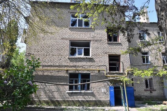 Russia LPR Shelling
