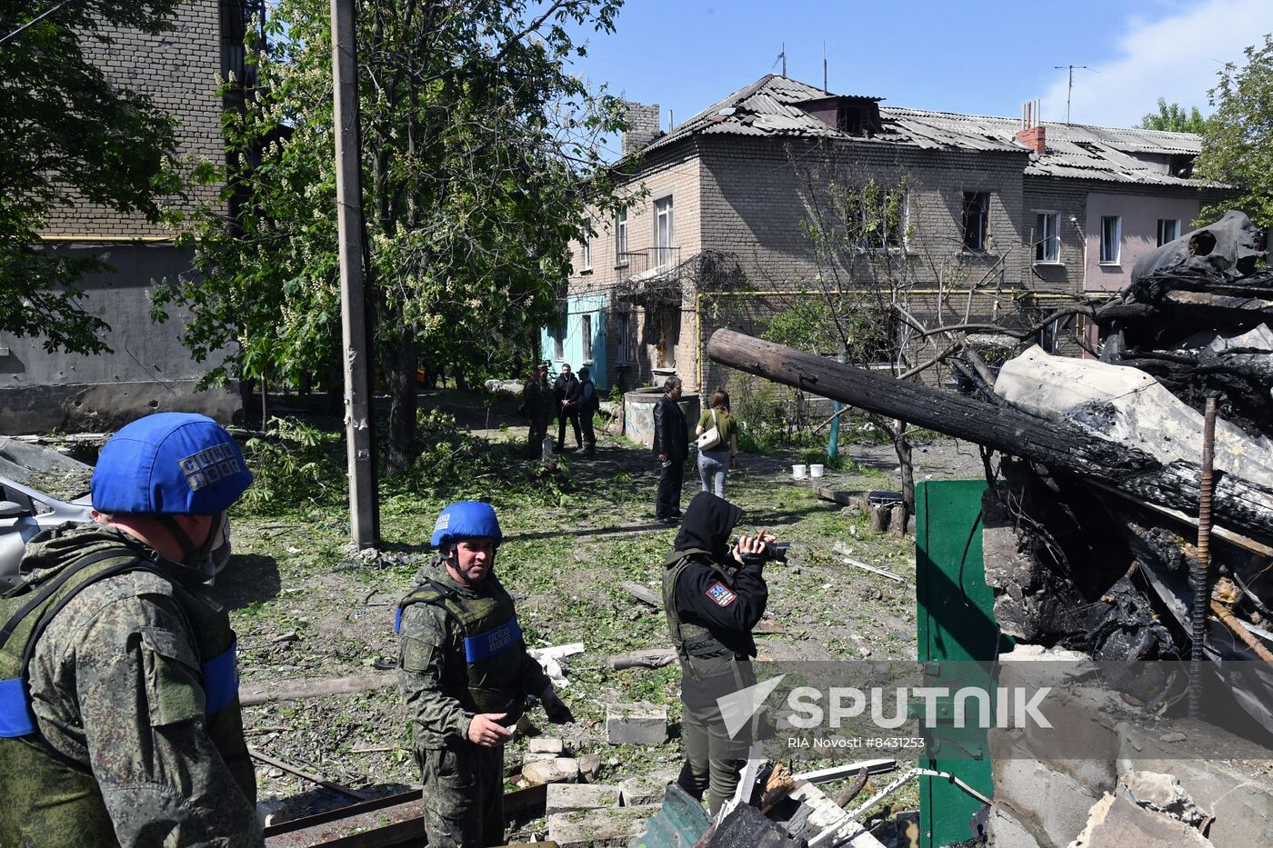 Russia LPR Shelling