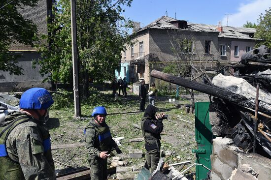 Russia LPR Shelling