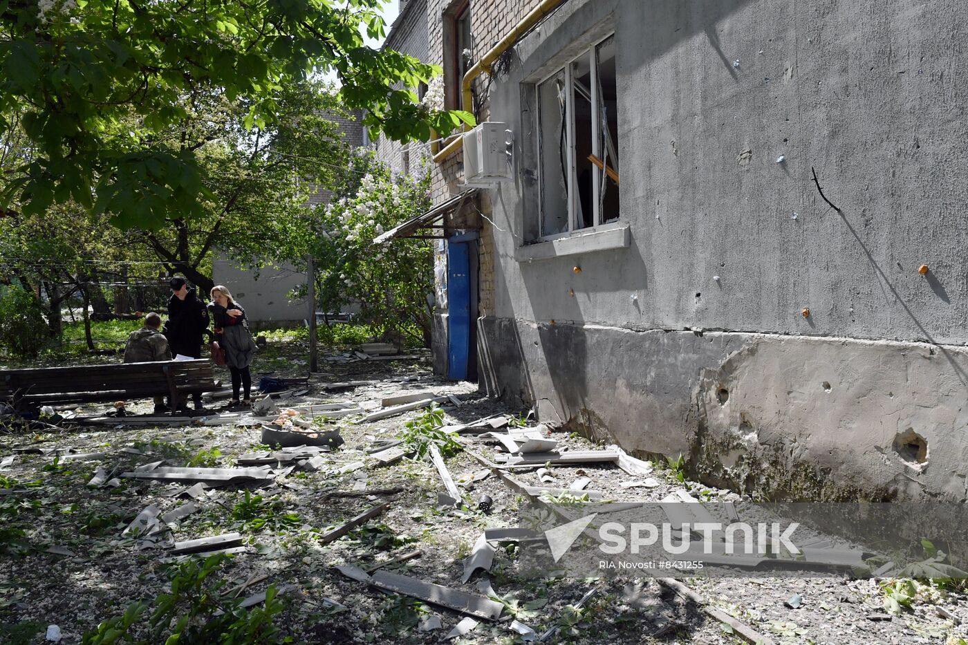 Russia LPR Shelling