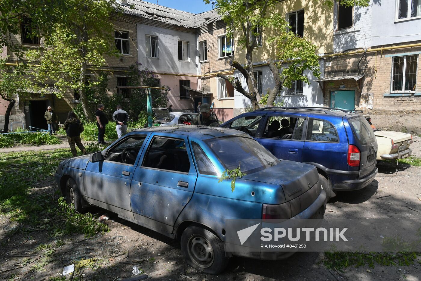 Russia LPR Shelling