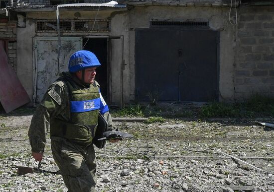 Russia LPR Shelling