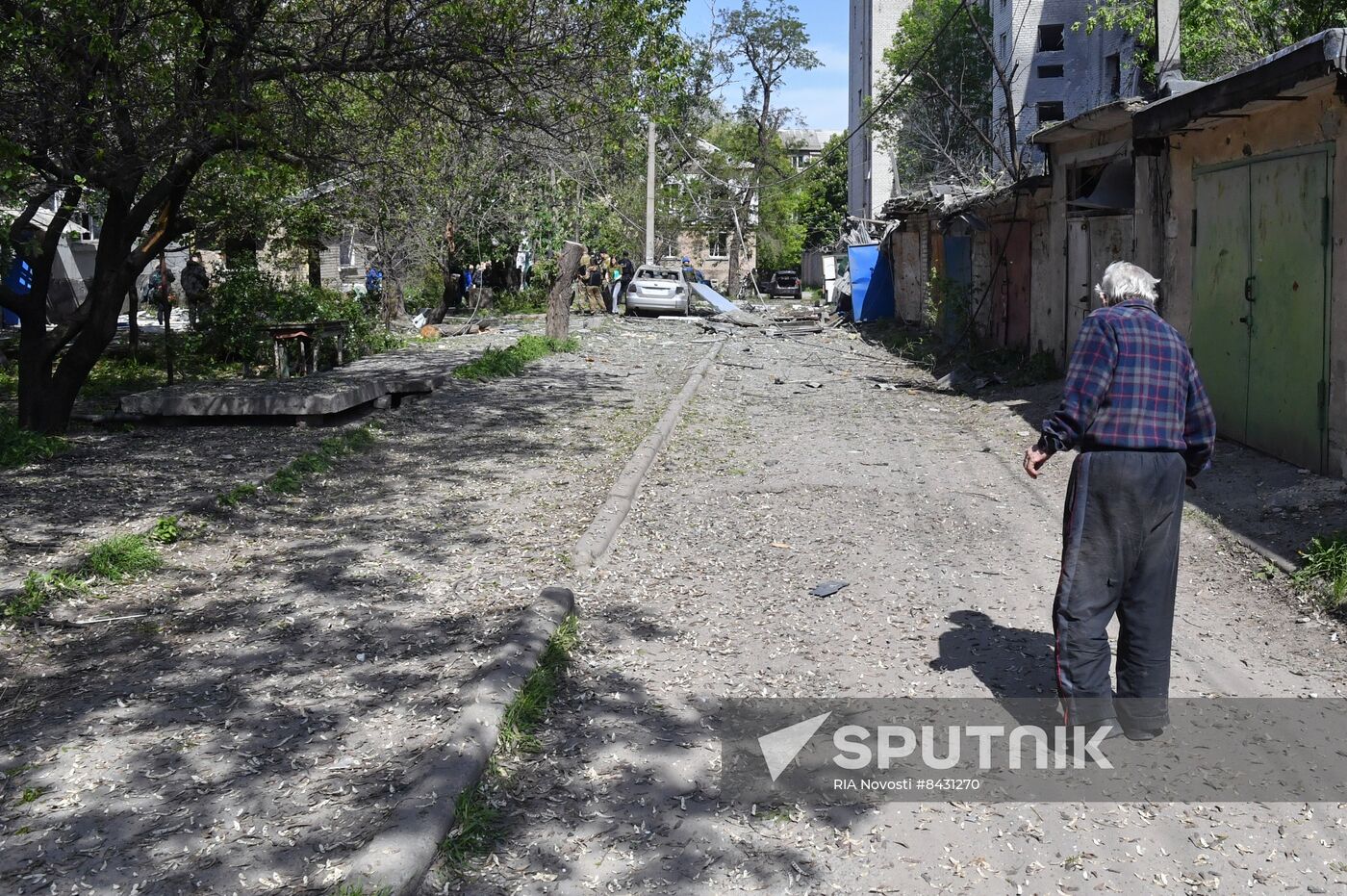 Russia LPR Shelling