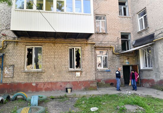 Russia LPR Shelling