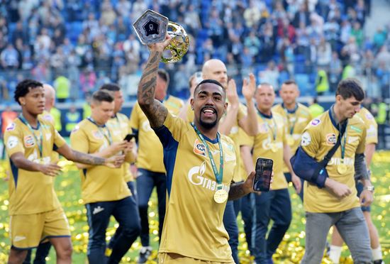 Russia Soccer Premier-League Zenit Honouring
