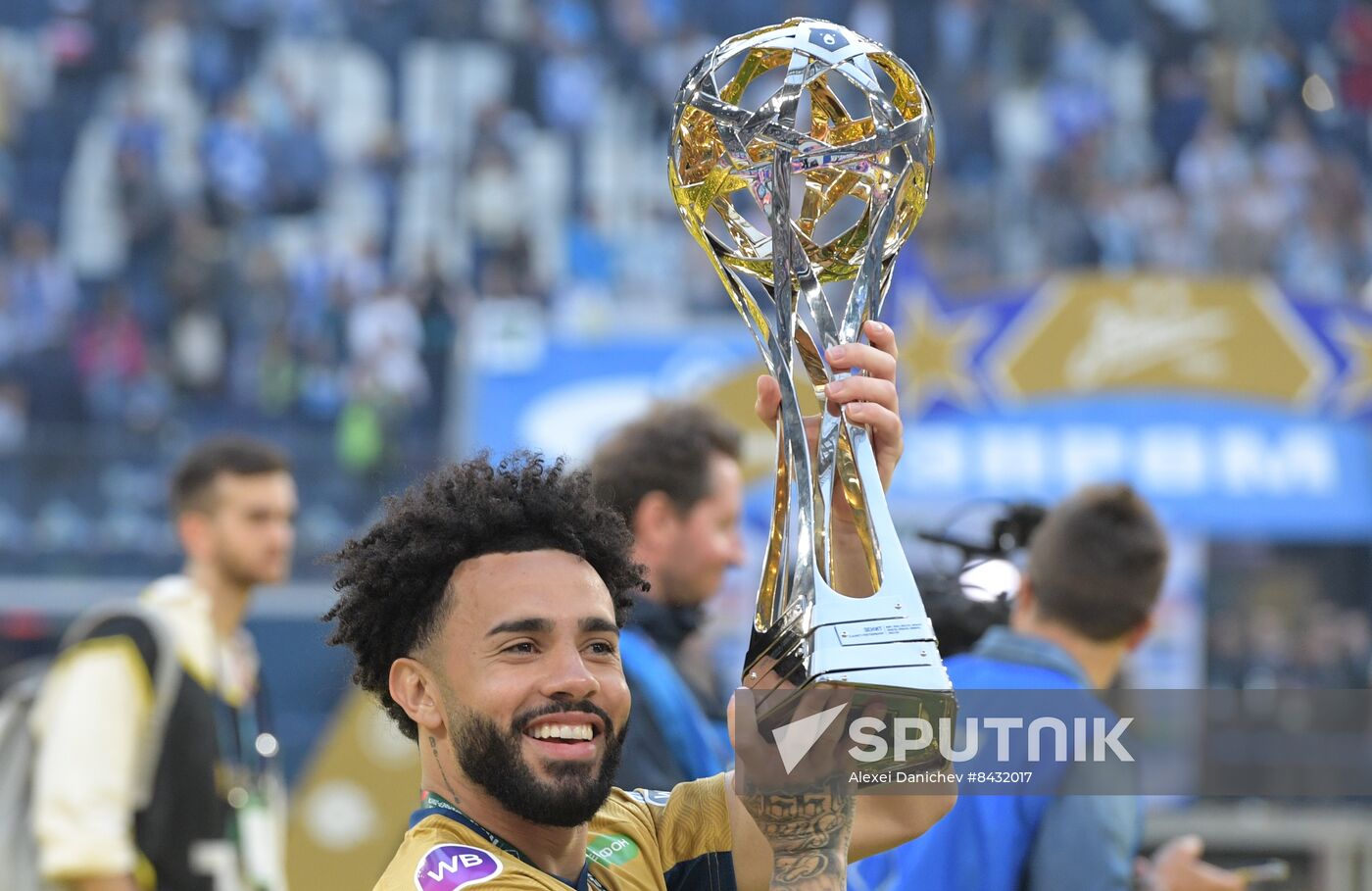 Russia Soccer Premier-League Zenit Honouring