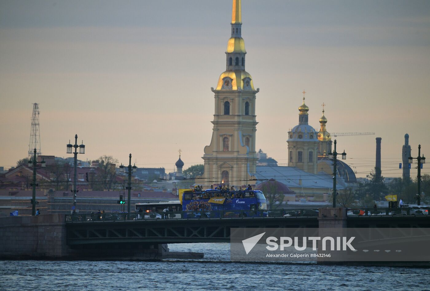 Russia Soccer Premier-League Zenit Honouring
