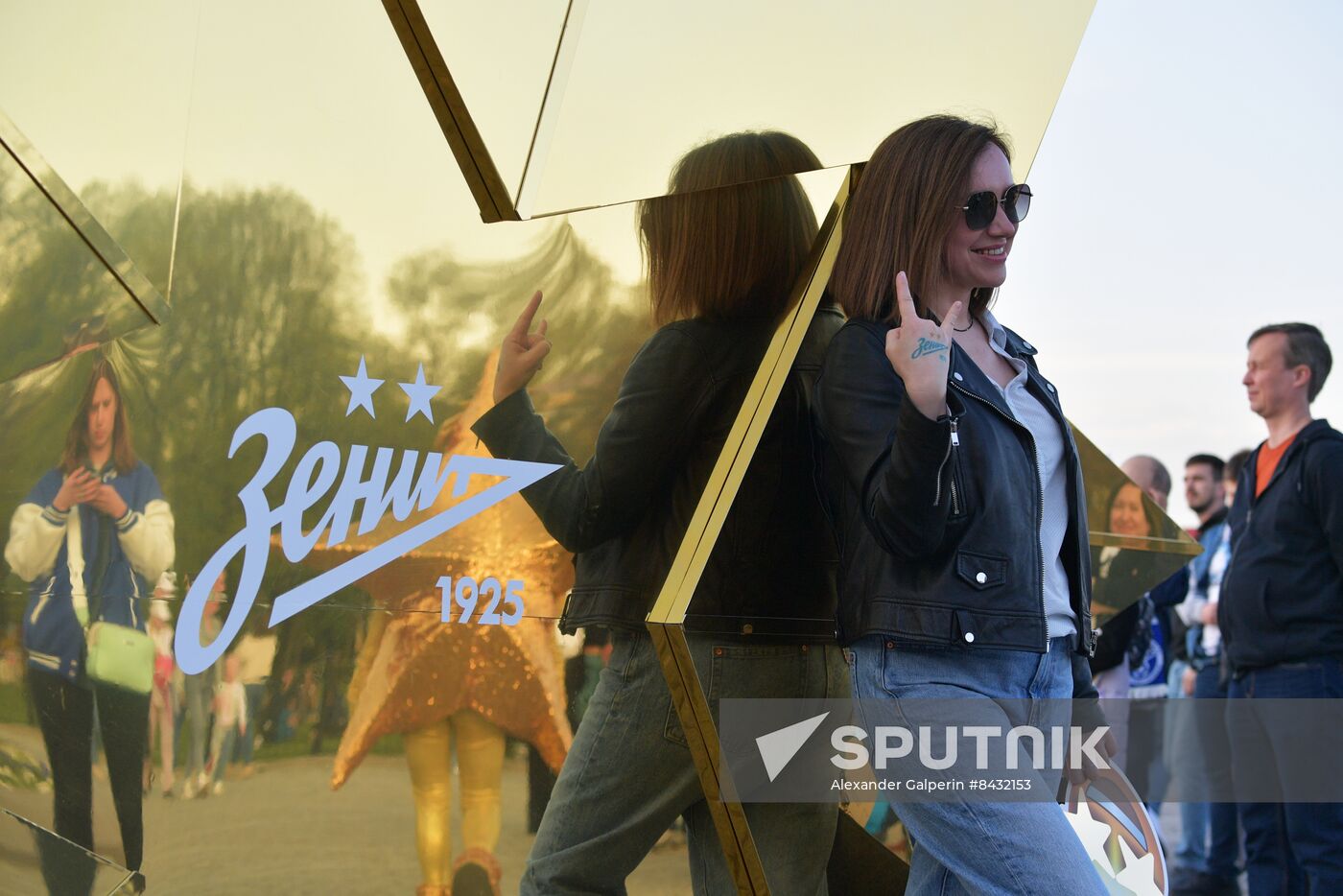Russia Soccer Premier-League Zenit Honouring