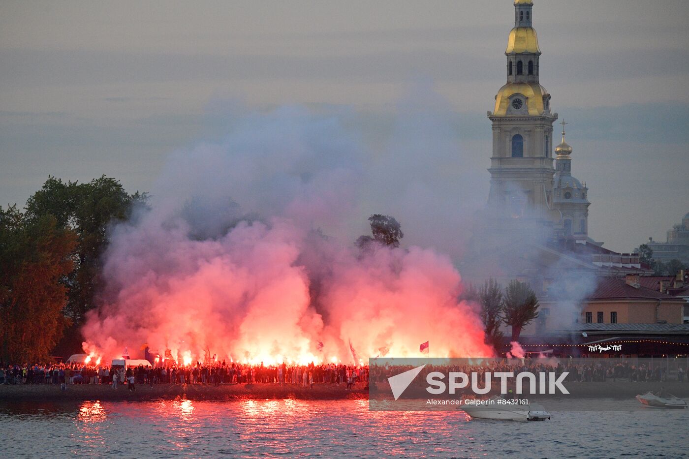 Russia Soccer Premier-League Zenit Honouring