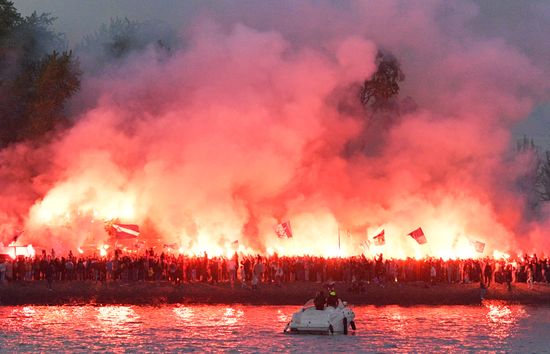 Russia Soccer Premier-League Zenit Honouring