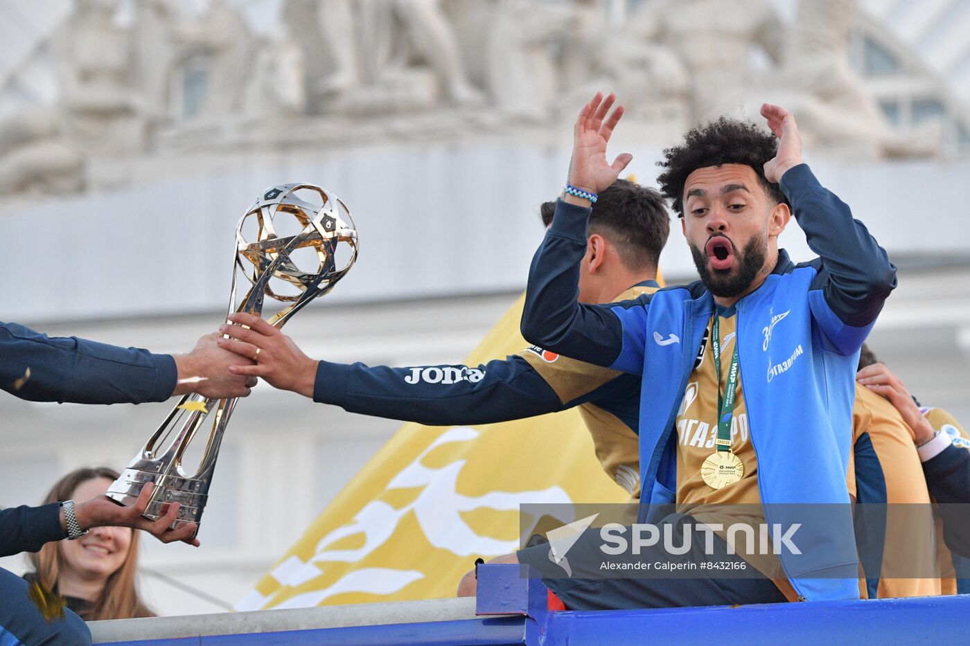 Russia Soccer Premier-League Zenit Honouring