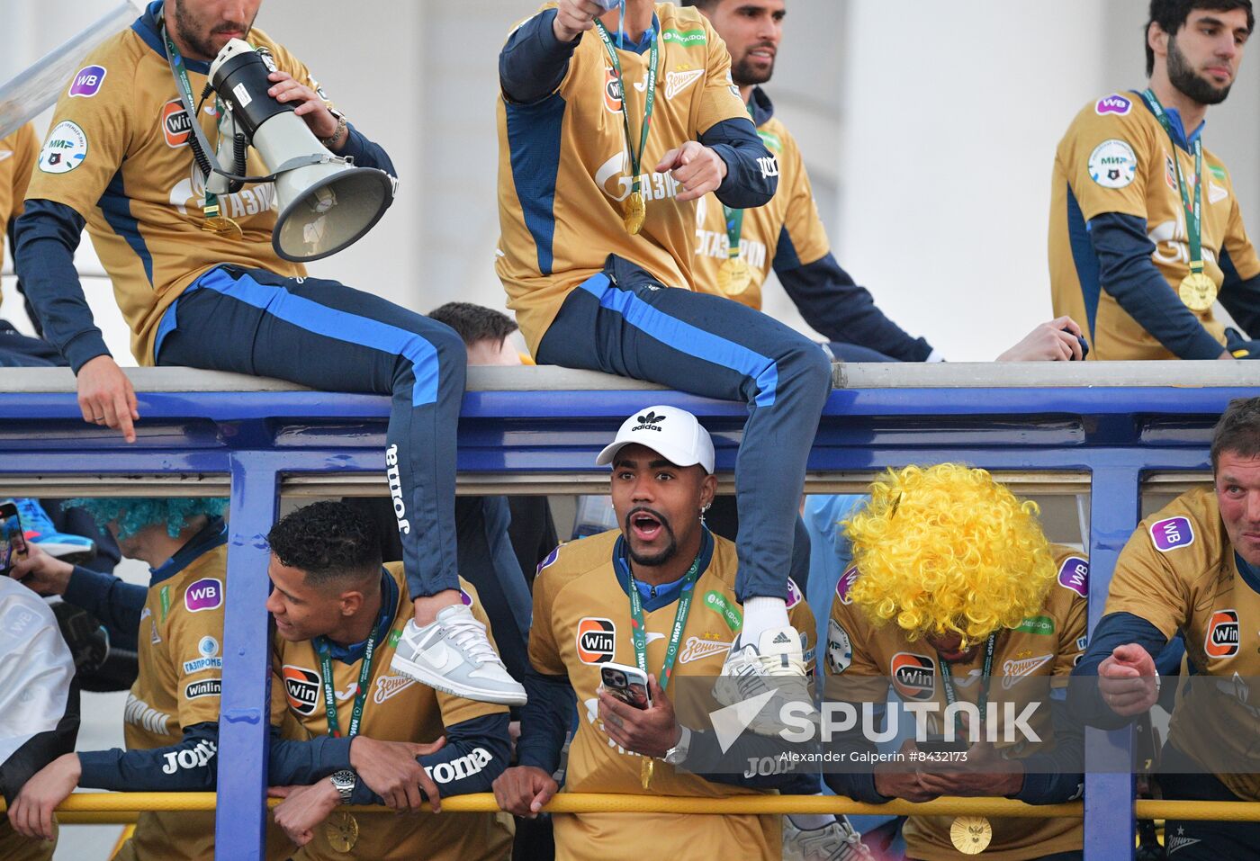 Russia Soccer Premier-League Zenit Honouring