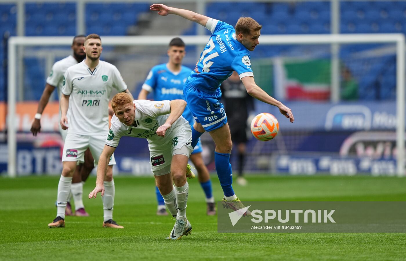 Russia Soccer Premier-League Dynamo - Akhmat