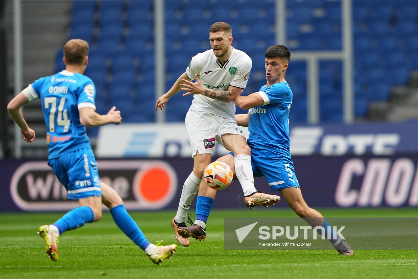 Russia Soccer Premier-League Dynamo - Akhmat