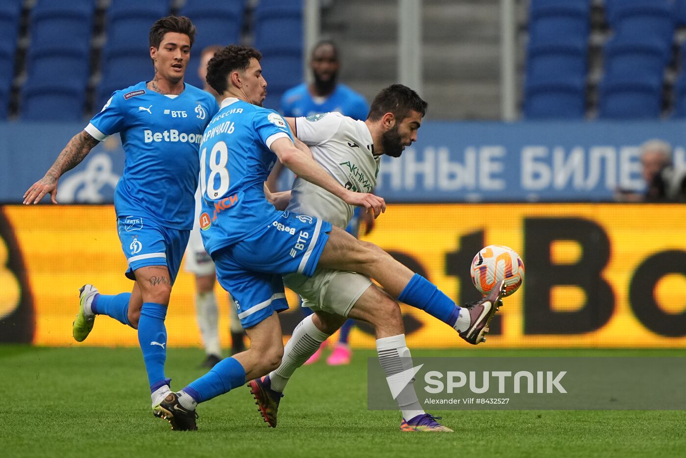 Russia Soccer Premier-League Dynamo - Akhmat