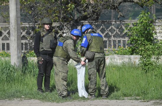 Russia Ukraine Military Operation LPR Shelling
