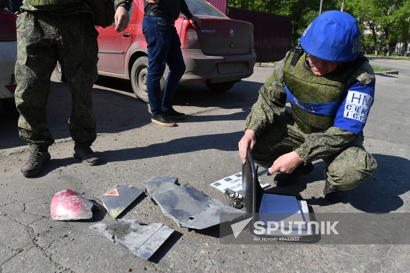 Russia Ukraine Military Operation LPR Shelling