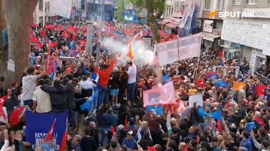 Erdogan's supporters rally in Istanbul ahead of presidential election