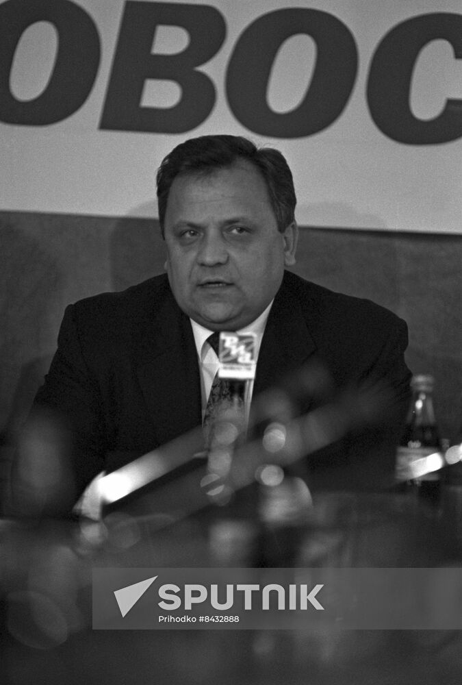 News conference at RIA Novosti