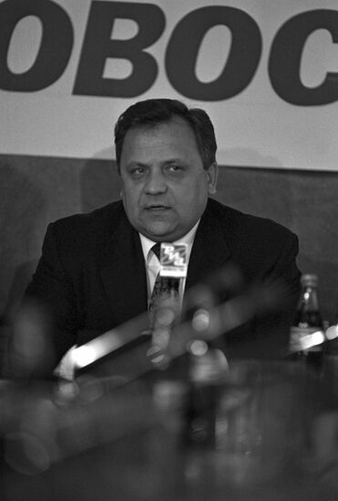 News conference at RIA Novosti