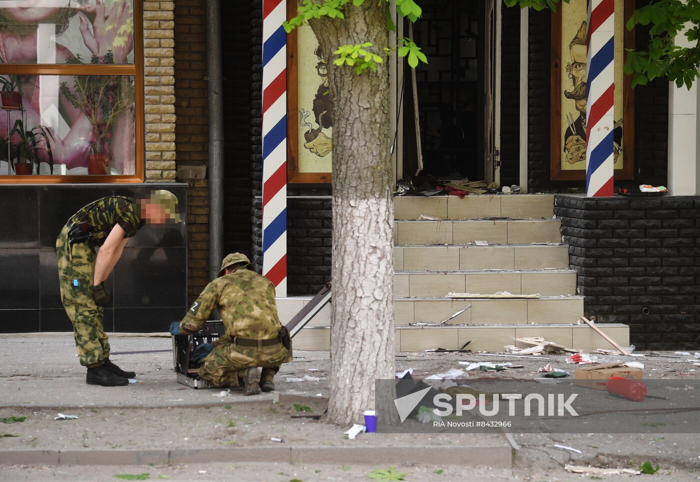 Russia Ukraine Military Operation LPR Explosion