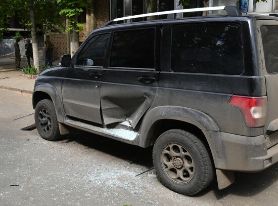 Russia Ukraine Military Operation LPR Explosion