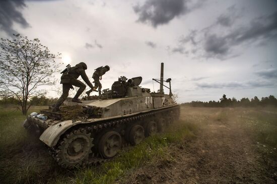 Russia Ukraine Military Operation Artillery Unit