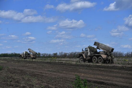 Russia Ukraine Military Operation Rocket Launchers