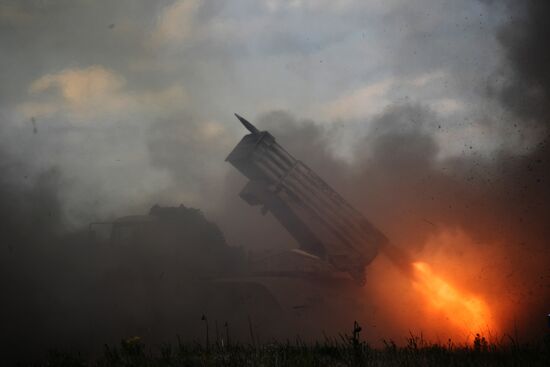Russia Ukraine Military Operation Rocket Launchers