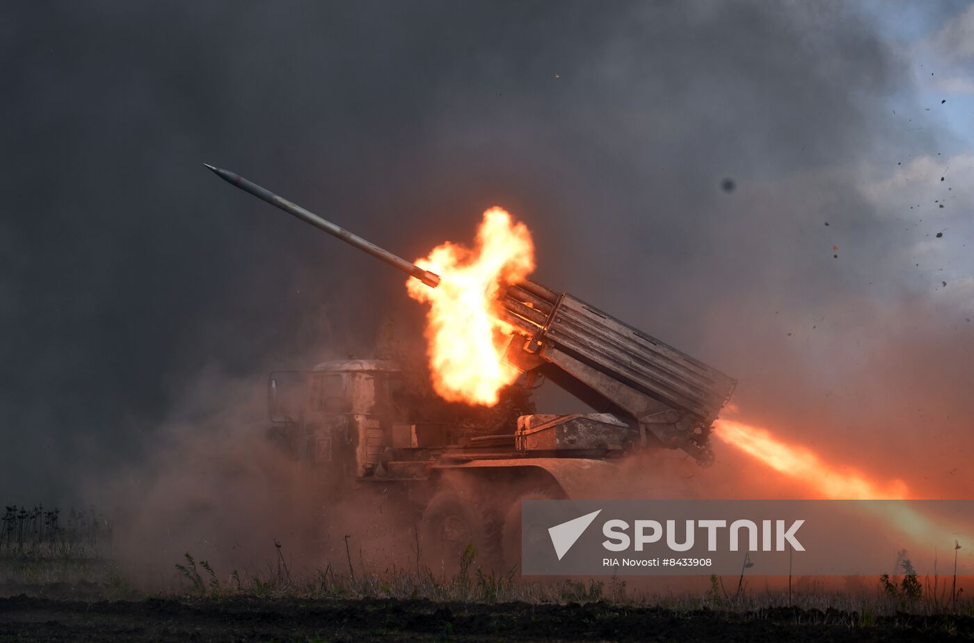 Russia Ukraine Military Operation Rocket Launchers