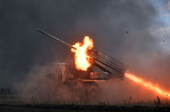 Russia Ukraine Military Operation Rocket Launchers