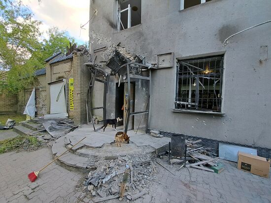 Russia Ukraine Military Operation DPR Shelling