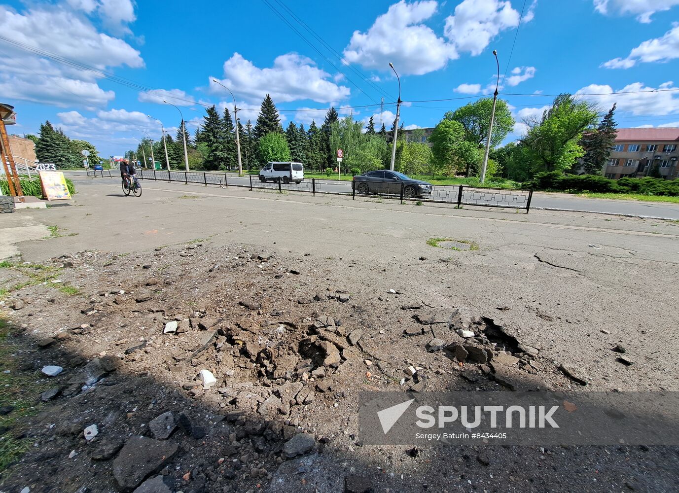 Russia Ukraine Military Operation DPR Shelling