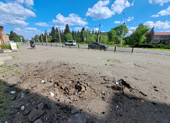 Russia Ukraine Military Operation DPR Shelling