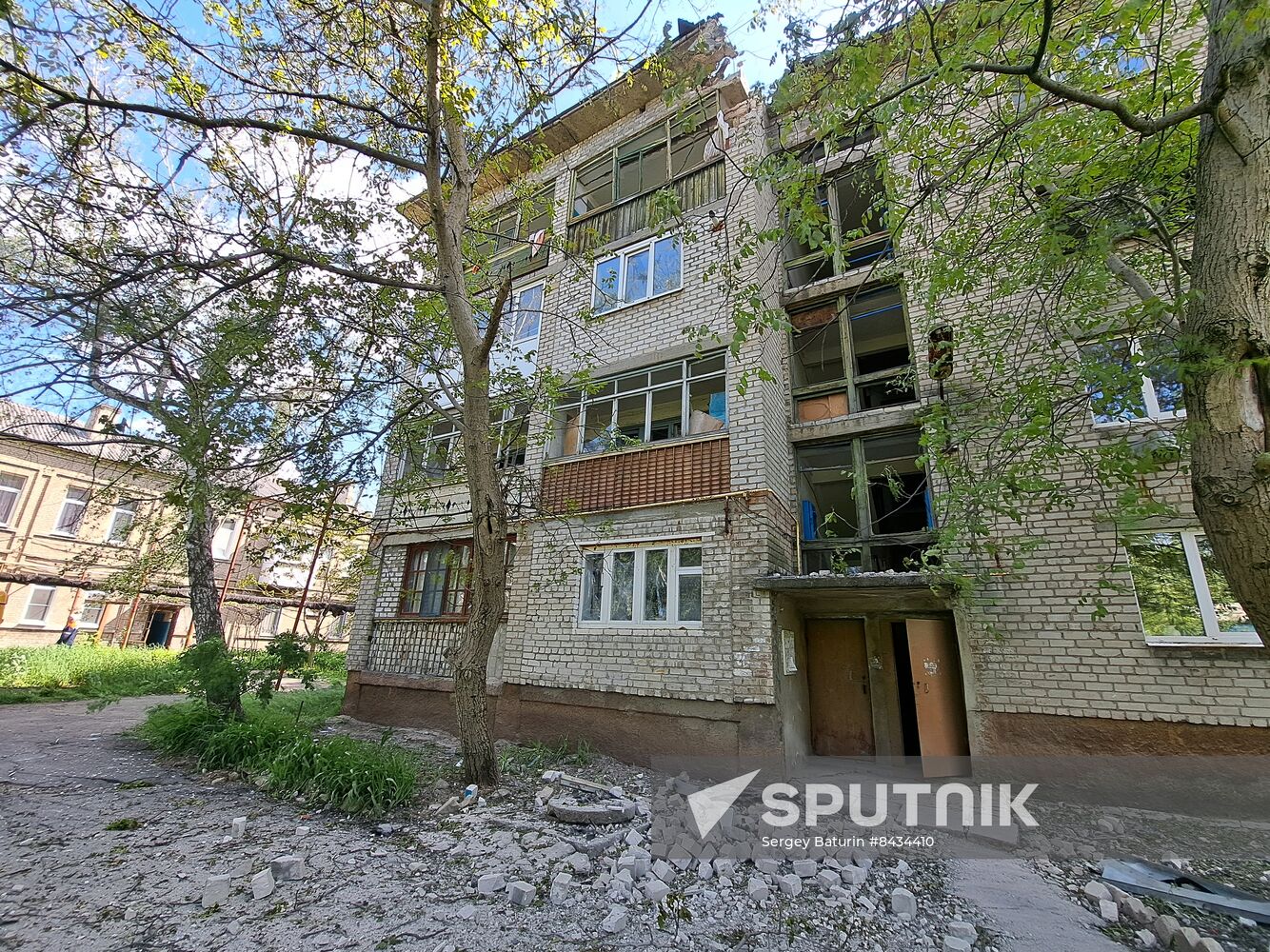 Russia Ukraine Military Operation DPR Shelling