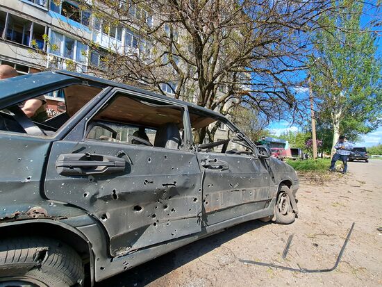 Russia Ukraine Military Operation DPR Shelling