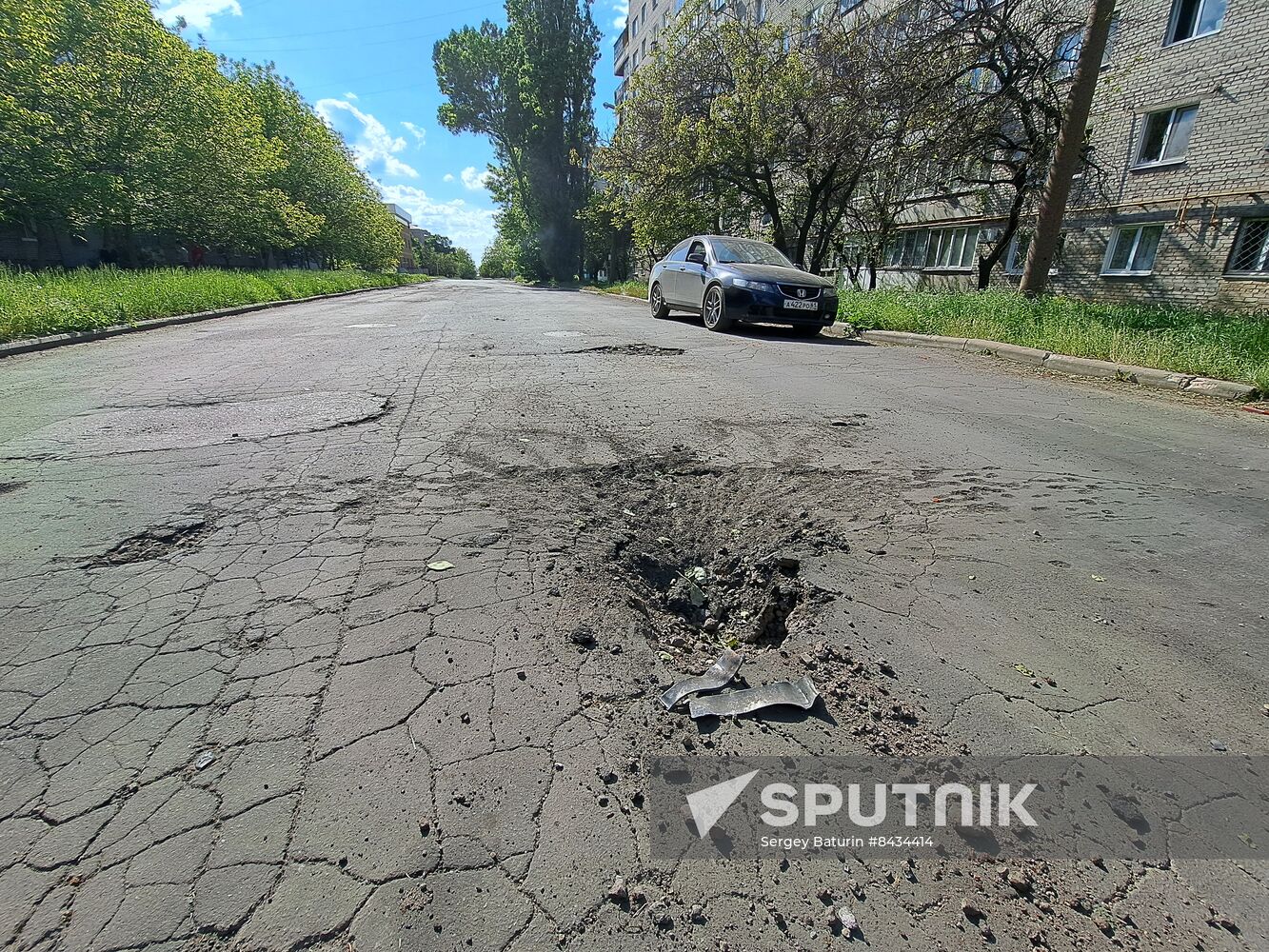 Russia Ukraine Military Operation DPR Shelling