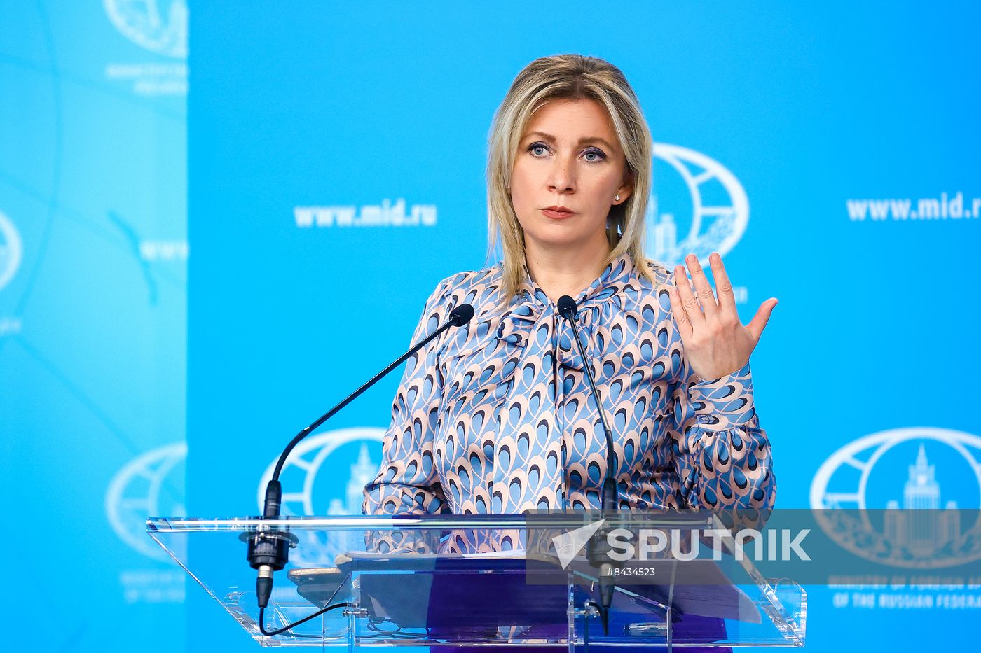 Russia Zakharova Briefing