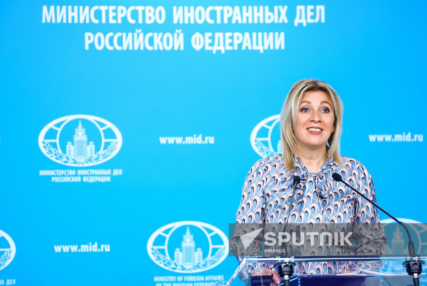 Russia Zakharova Briefing