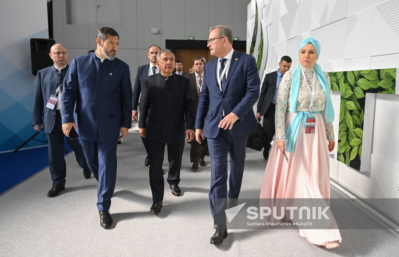 Head of Republic of Tatarstan Rustam Minnikhanov visits KAZANFORUM 2023