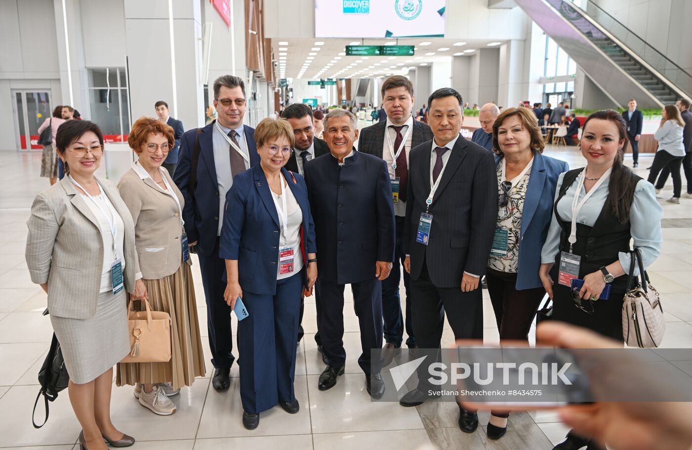 Head of Republic of Tatarstan Rustam Minnikhanov visits KAZANFORUM 2023
