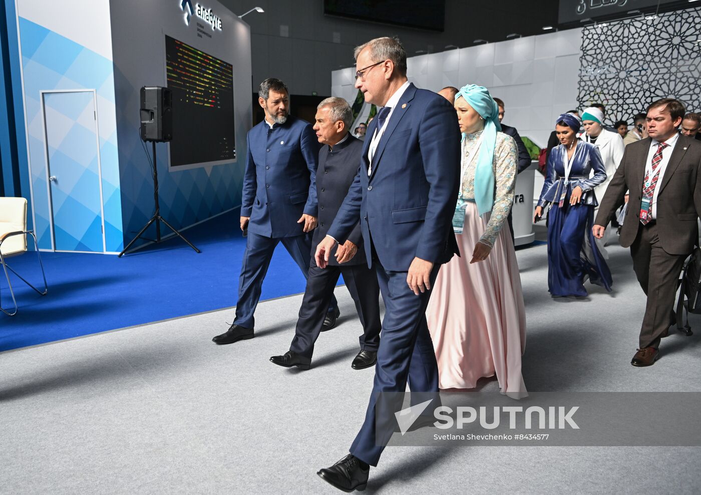 Head of Republic of Tatarstan Rustam Minnikhanov visits KAZANFORUM 2023