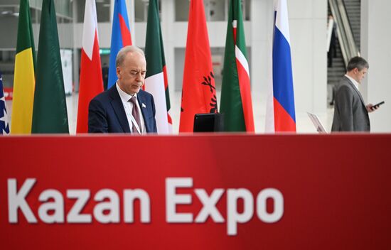 The 14th Russia - Islamic World: KazanForum International Economic Forum. Crediting the source is mandatory when using the photo. Location: Russia, Republic of Tatarstan, Kazan. Author: Svetlana Shevchenko/ANO “Directorate for Sports and Social Projects”. KAZANFORUM 2023. Sidelines