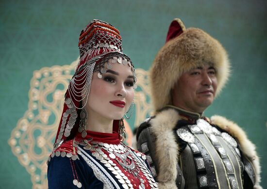 The 14th Russia - Islamic World: KazanForum International Economic Forum. Crediting the source is mandatory when using the photo. Location: Russia, Republic of Tatarstan, Kazan. Author: Vladimir Astapkovich/ANO “Directorate for Sports and Social Projects”. KAZANFORUM 2023. Sidelines
