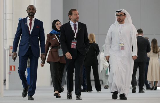 The 14th Russia - Islamic World: KazanForum International Economic Forum. Crediting the source is mandatory when using the photo. Location: Russia, Republic of Tatarstan, Kazan. Author: Alexandr Kryazhev/ANO “Directorate for Sports and Social Projects”. KAZANFORUM 2023. Sidelines