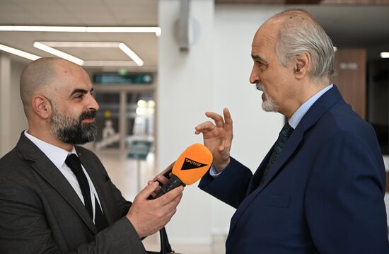 The 14th Russia - Islamic World: KazanForum International Economic Forum. Crediting the source is mandatory when using the photo. Location: Russia, Republic of Tatarstan, Kazan. Author: Svetlana Shevchenko/ANO “Directorate for Sports and Social Projects”. KAZANFORUM 2023. Sidelines