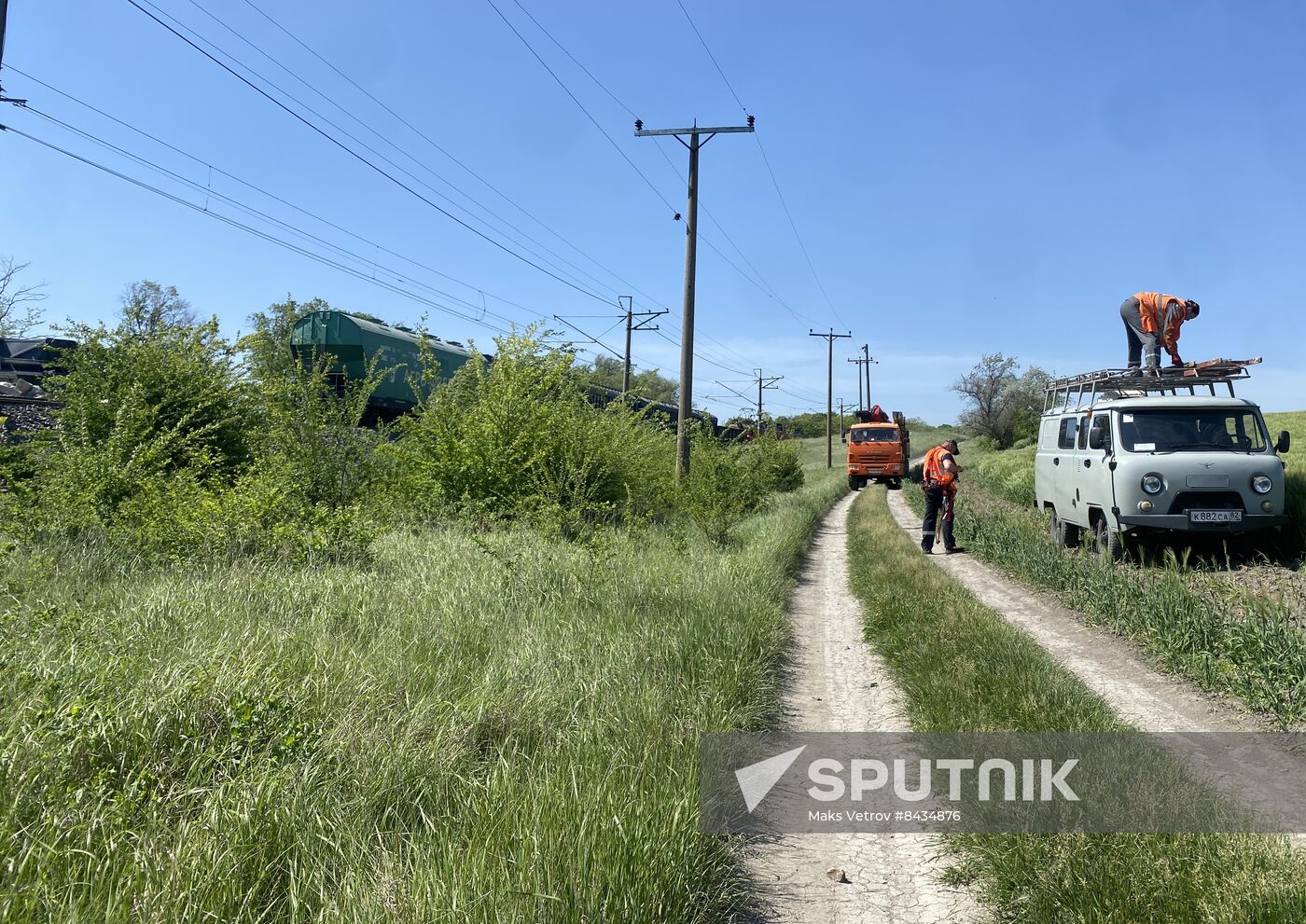 Russia Crimea Railway Explosion