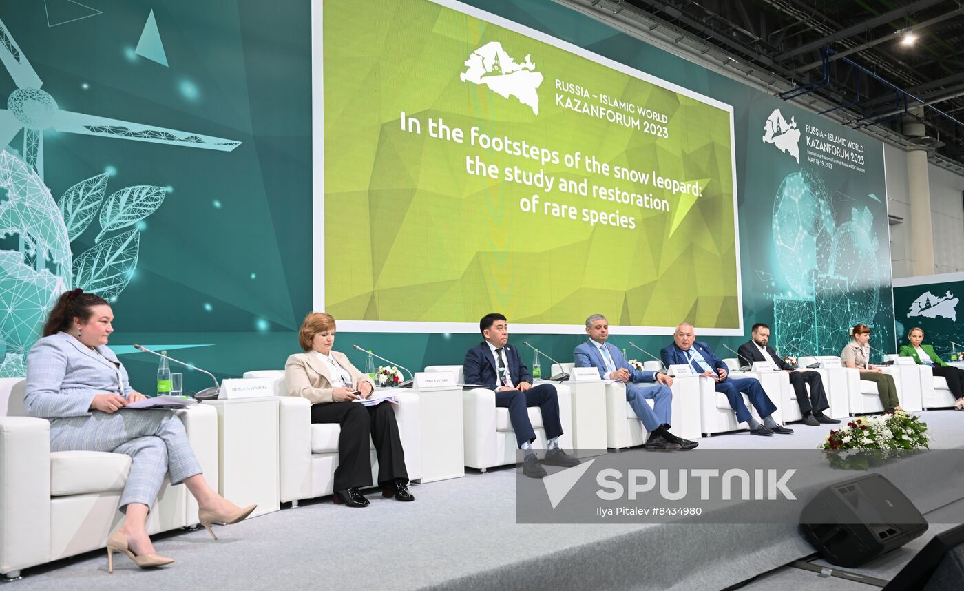 KAZANFORUM 2023. In the Footsteps of the Snow Leopard: Study and Restoration of Rare Animal Species